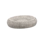 Weave Bath Collection Soap Dish, Gray and White